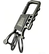hejojoyzao Heavy Duty Key Chain Carabiner Clip with Anti-Lost D-Ring | Durable Metal Car Key Hold...