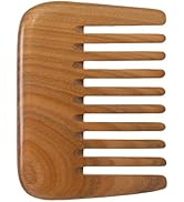 The Moreinday Sandalwood Wide Tooth Hair Comb for Women and Men