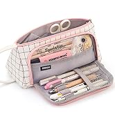 EASTHILL Big Capacity Pencil Case Pouch Pen Case Simple Stationery Bag School College Office Orga...