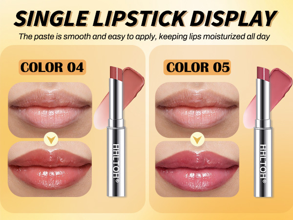 Honey Tinted Lip Balm for Women, Hydrating Lip Oil Stick Lipstick
