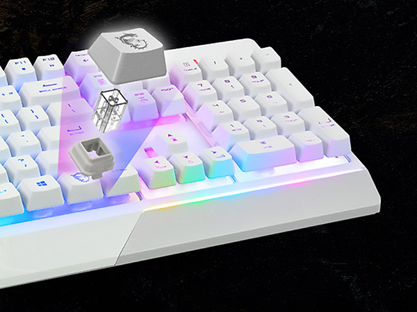 SOLID BASE WITH MECHANICAL-LIKE SWITCHES