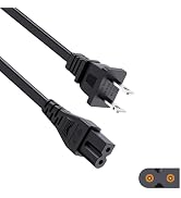 10 FT AC Power Cord for Vizio D/E/M Series TV, Vizio Sound Bar, Philips Sharp Sanyo Emerson TV, S...
