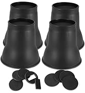 Yookwutar Bed Risers 6 Inch Heavy Duty, Furniture Risers for Couch Table Sofa Desk Chair Leg Lift...