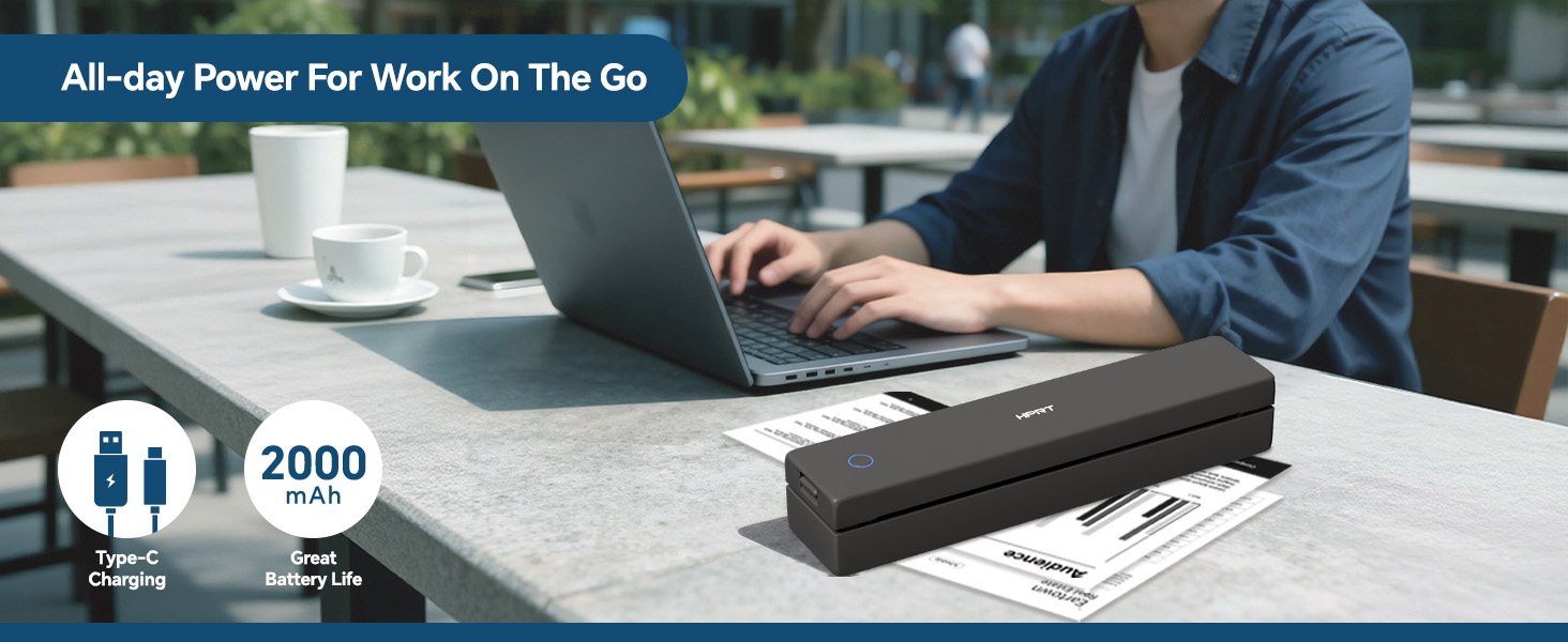 Portable Printer Wireless for Travel