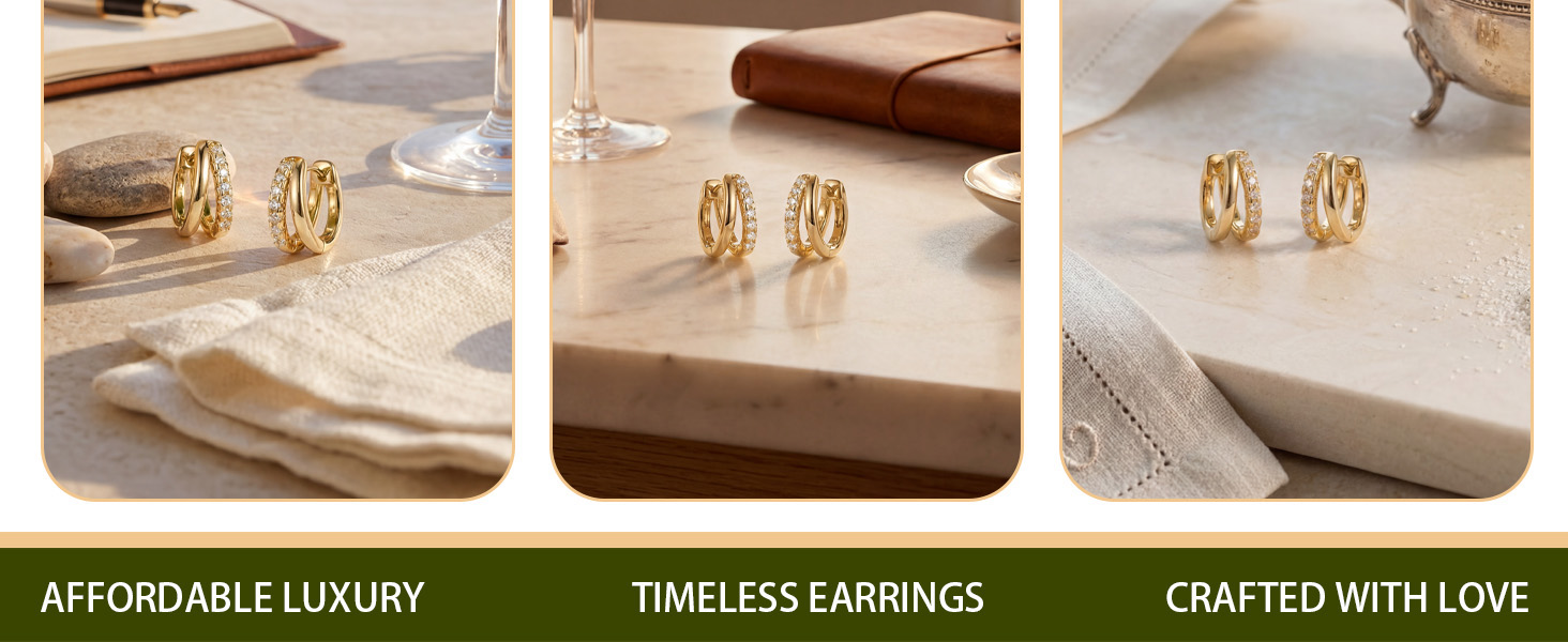 hoop earrings