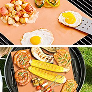 copper bbq grill mats