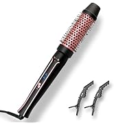 Asani Thermal Brush - Heated Round Brush with Detachable Brush Head for Medium Curls, Loose Waves...