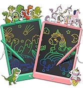 FLUESTON 2 Packs LCD Writing Tablets Kids Toys, 8.5 Inch Drawing Pad Doodle Board Gifts for Toddl...