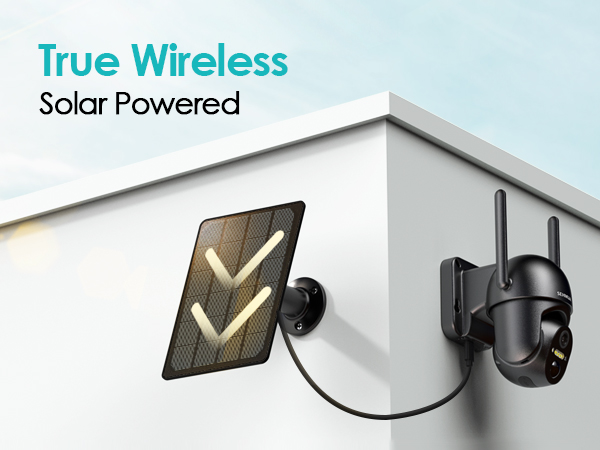 Solar powered camera