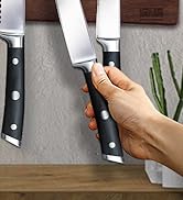 HOSHANHO Magnetic Knife Block 14 x 10 Inches, Double Sided Magnetic Knife Holder Rack for Kitchen...