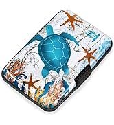 Mayski Credit Card Holder, RFID Blocking, Aluminum Alloy Hard Case, Small Mini Business Metal Wal...