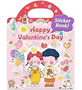 Benresive Reusable Sticker Books for Toddlers, Fun Travel Stickers for Kids, Toddler Sticker Book...
