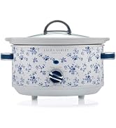 Laura Ashley Slow Cooker 3.7 Quart - Large Slow Cooker 3.7 QT for 4 to 5 People - Energy Efficien...