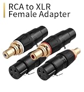 RCA to XLR Female Adapter