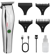 HIENA PRO Electric Trimmer for Men, Professional T-Blade Precision Beard Trimmer, Cordless Clippe...