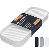 HvOvMvE Silicone Organizer Tray, Soap and Sponge Holder for Kitchen Sink, Bathroom - Storage Tray...