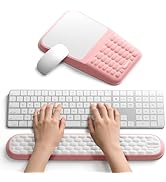 2-in-1 Keyboard & Mouse Wrist Rest Set – Ergonomic Pain-Relief Support, Memory Foam Wrist Cushion...