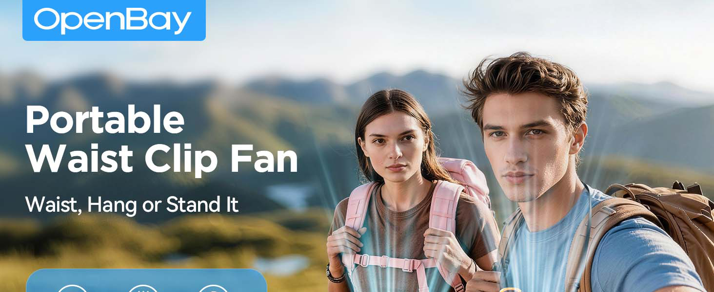 portable waist fan