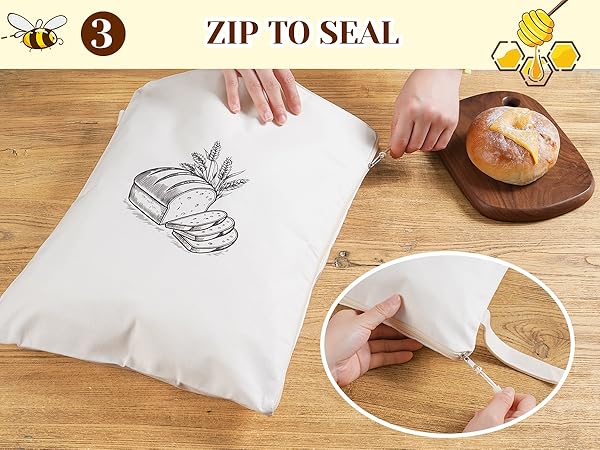 beeswax bread bag