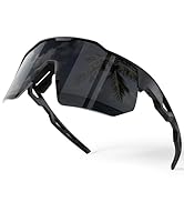HAAYOT Polarized Sports Sunglasses for Men Women UV Protection Baseball Cycling Running Driving F...