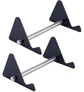 CRASPIRE 2Pcs Keyboard Display Stand Black Acrylic Keyboard Holder Portable Removable 1 Tier Mech...