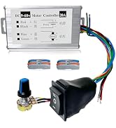 HUSETOO DC Motor Speed Controller ,DC 12V 24V 36V 48V 60V Pulse Width Modulation PWM Monitor Dimm...