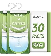 Moisture Absorbers 30 Pack Fresh Fragrance, Hanging Closet Dehumidifier Bags, Eliminates Odors Hu...