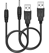 2pcs USB DC Charger Charge Charging Cable for Mini S530 Smallest Invisible Wireless Bluetooth Ear...