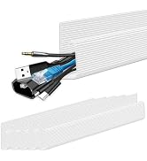 Cable Management Under Desk J Channel - Neat and Easy Cord Organization Solution
