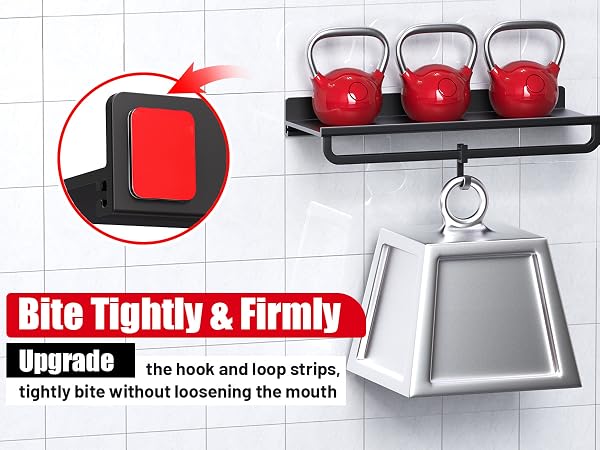 Bite Tightly & Firmly Upgrade the hook and loop strips,tightly bite without loosening the mouth