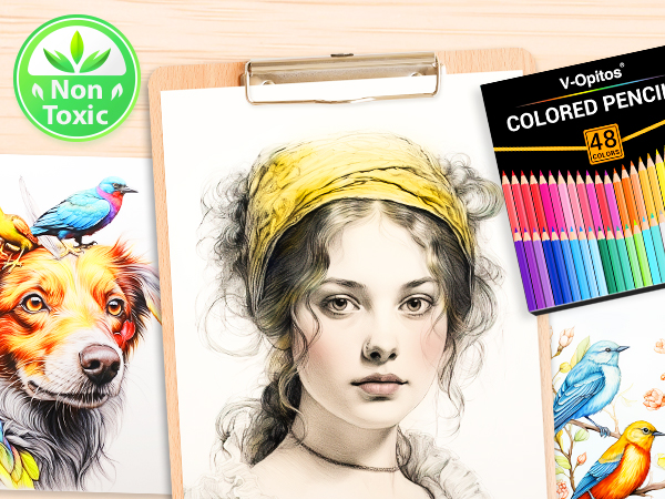 colored pencils