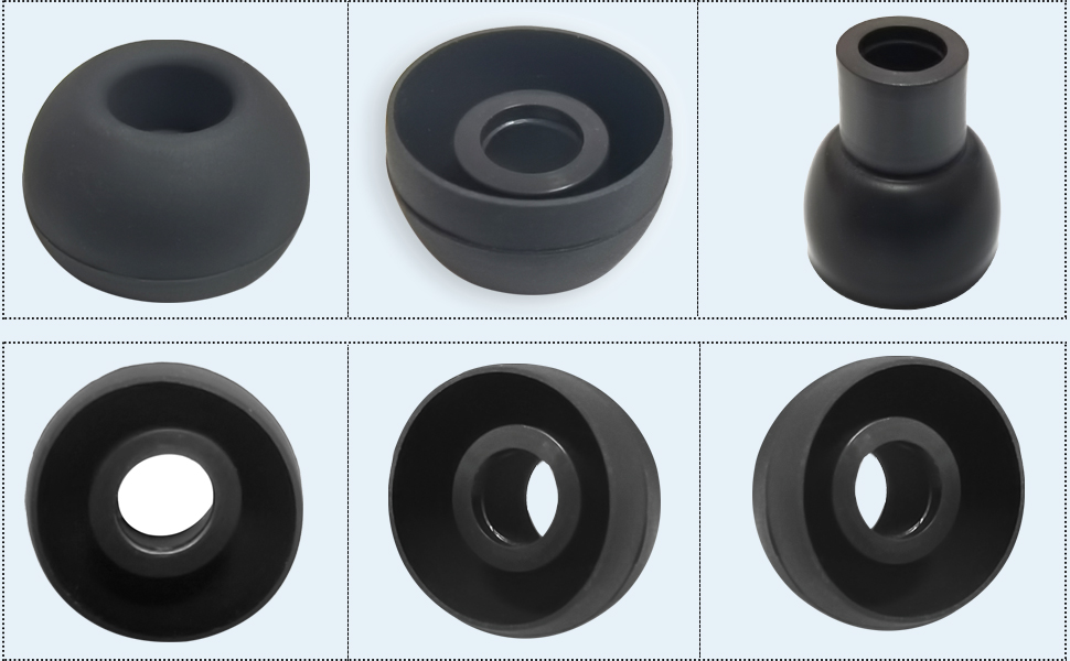 Silicone ear tips