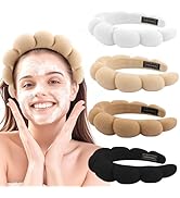 Canitor 4 PCS Spa Headband Gifts for Women Skincare Makeup Face Wash Skin Self Care Make Up Cute ...