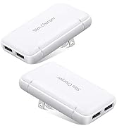 USB Wall Plug, Excgood Flat USB Wall Charger Smart Slim USB Plug for Wall Outlet Compatible with ...