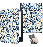 ZSLVPN for Kindle Paperwhite Case 2024 - Slim Solid PU Leather Kindle Cover with Hand Strap, Auto...