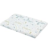 Nest Designs Toddler Pillow with Bamboo Viscose Pillowcase - Stars White, Medium (Silk)