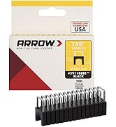 Arrow 591188BL T59 Insulated Black 1/4-Inch by 5/16-Inch, 1/4 Inch X 5/16 Inch, 300 Count
