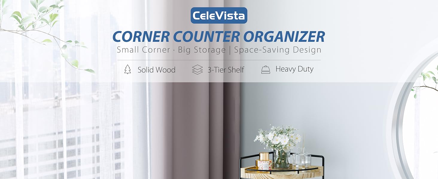 corner bathroom counter organizer