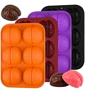 HUAKENER 4 Pack Brain Chocolate Molds, Silicone Brain Candy Mold, Halloween Chocolate Molds for H...
