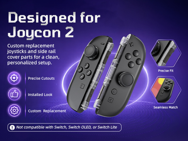 Side Rail Shell for Nintendo Switch 2