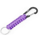 EOTW Paracord Keychain with Carabiner Heavy Duty Key Clip for Men Women
