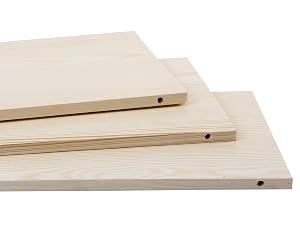 wood shelves