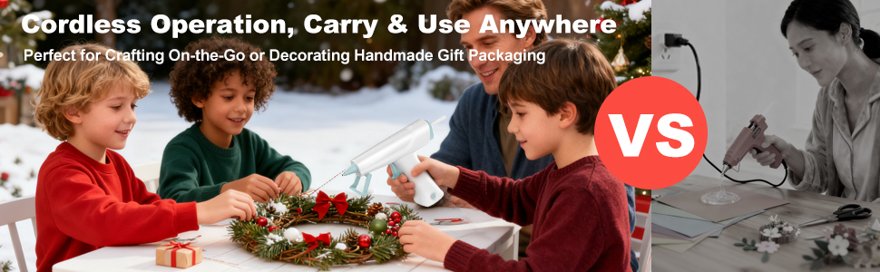 cordless hot glue gun