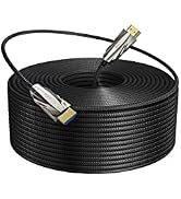 MT-VIKI 8K HDMI Fiber Optic 2.1 Cable 200ft, 8K@60Hz Fiber HDMI Braided Nylon Cable, Ultra High S...