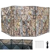 WTVIDAS Pop Up Ground Blind,Portable Hunting Blind for Duck Turkey Deer Hunting