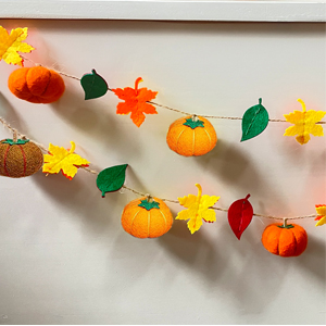 Felt Pumpkin Garland 4