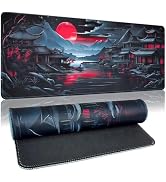 Meetcolor Anime Mouse Pad, 31.5“ x 11.8" Large Mouse Pad for Desk, Extended Black Gaming Mousepad...