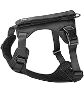 TUG Grab Dog Harness | Integrated Traffic Leash Magnetically Attached for Quick Control (Small/Bl...
