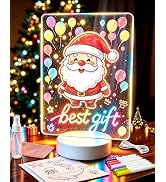 LED Drawing Board for Kids, 14" Rechargeable Neon Light Up Glow Doodle Pad | Girls Boys Birthday ...