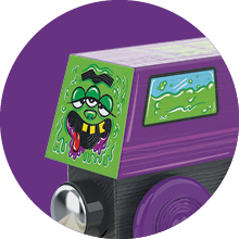 Toxic Ted Zany Train Wooden Train